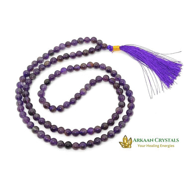 Amethyst Japa Mala 108 +1 Beads