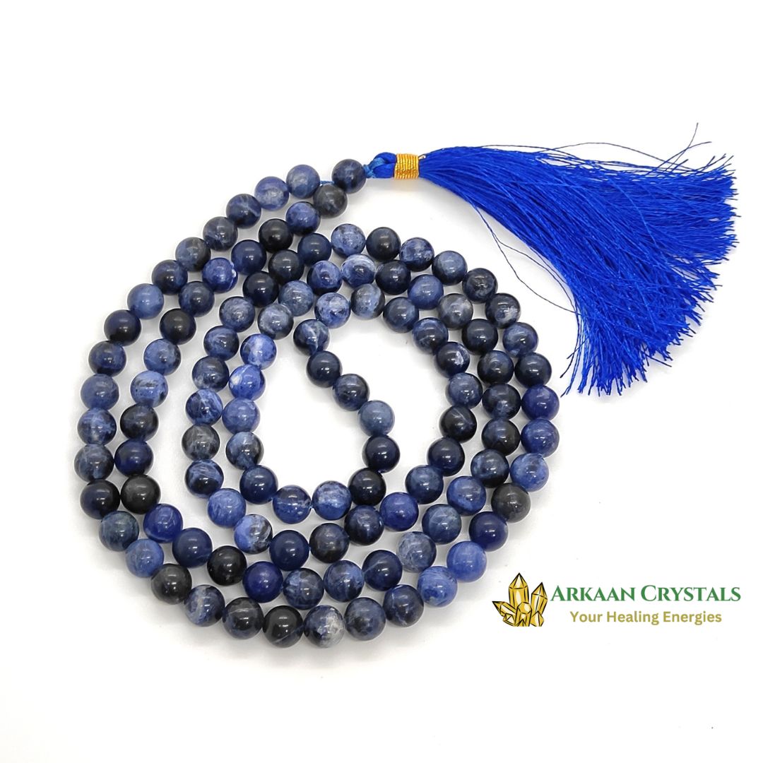 Sodalite Japa Mala 108 + 1 Beads