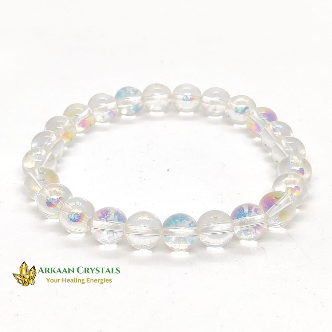 Angel Aura Quartz Crystal Bracelet