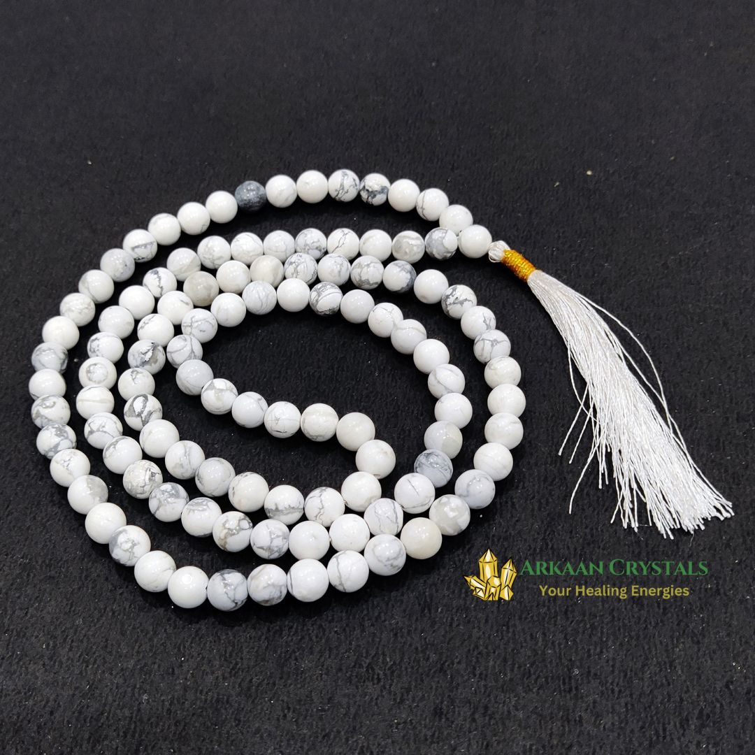 Howlite Japa Mala 108 + 1 Beads