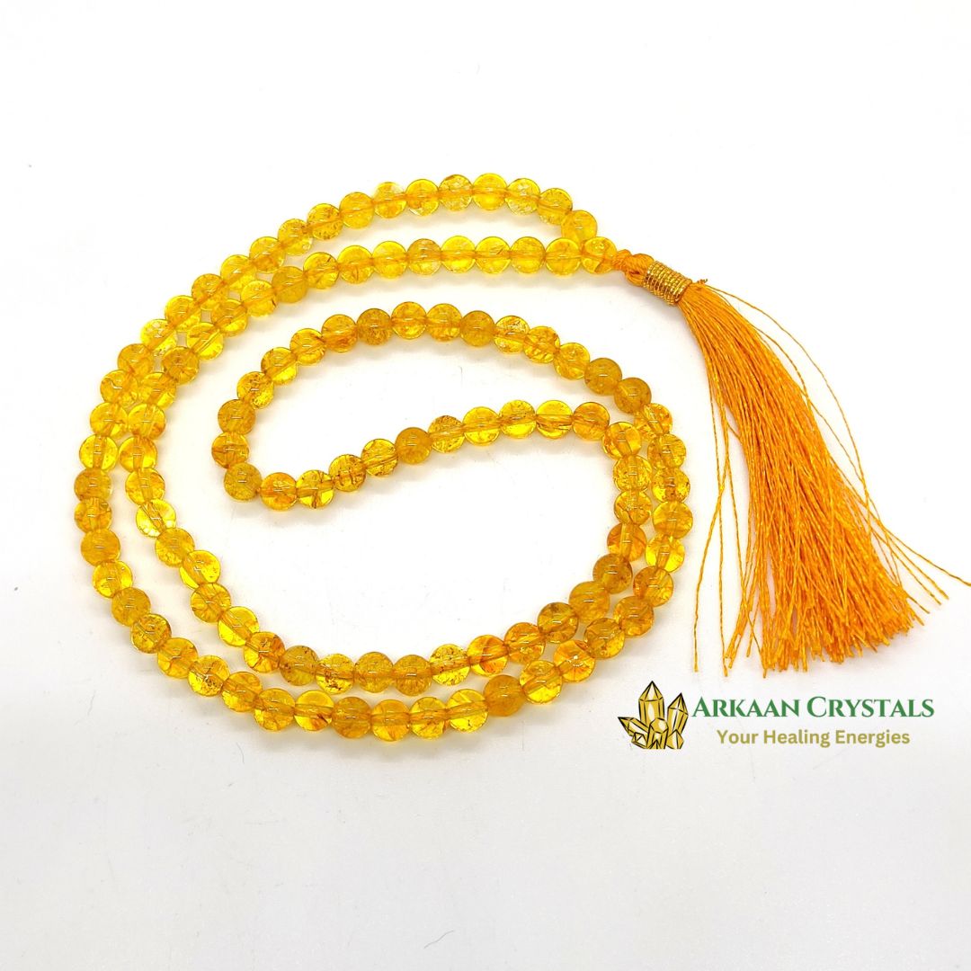 Citrine 108 +1 Beads Jaap Mala